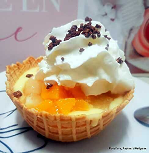 Mini Coupelle Dessert à la crème pâtissière et aux fruits frais