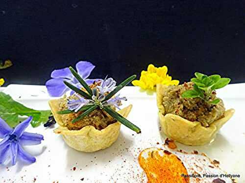 SPICY MINI COUPELLES à la crème de sardines