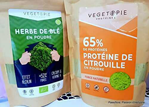 Mon nouveau partenaire VEGETOPIE - superaliments, protéines végétales naturelles.