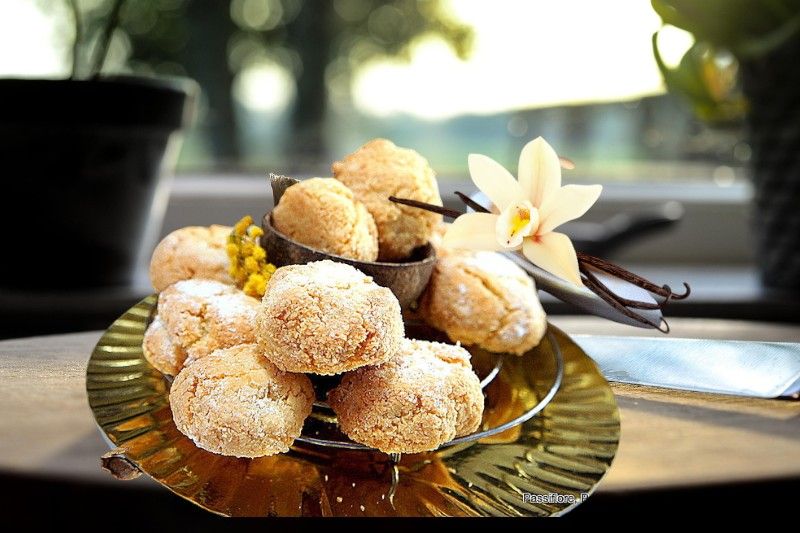 Biscuits secs - Boules coco / vanille /yuzu