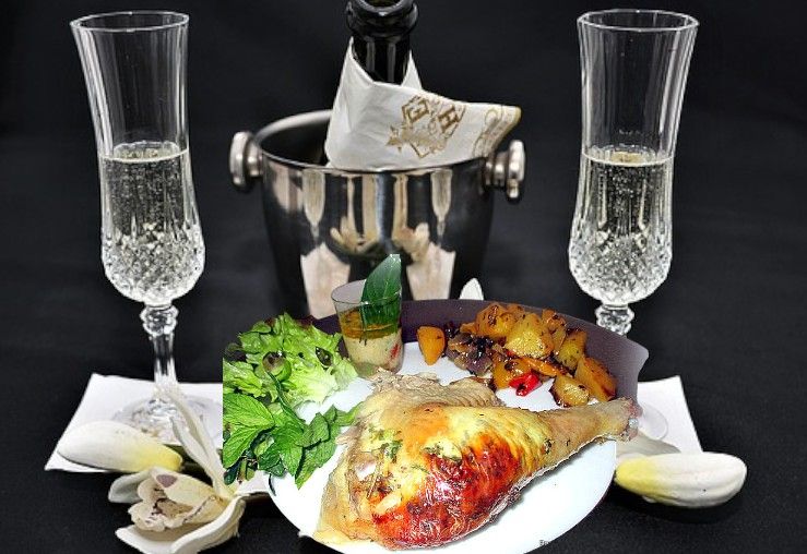  PINTADE "  FARCIE SOUS PEAU