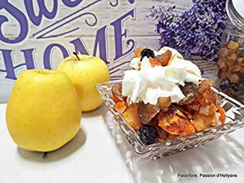 COUPELLES DE FRUITS / MARRONS GLACÉS