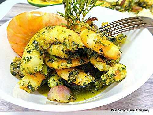 Crevettes roses à la provençale