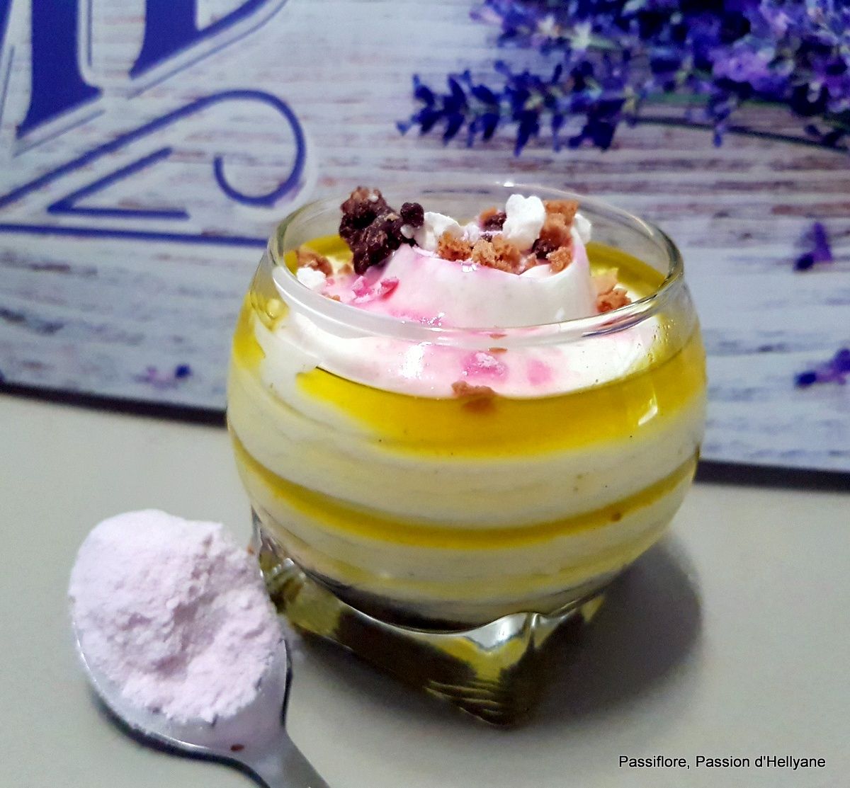 DESSERT - mousse pistache acérola