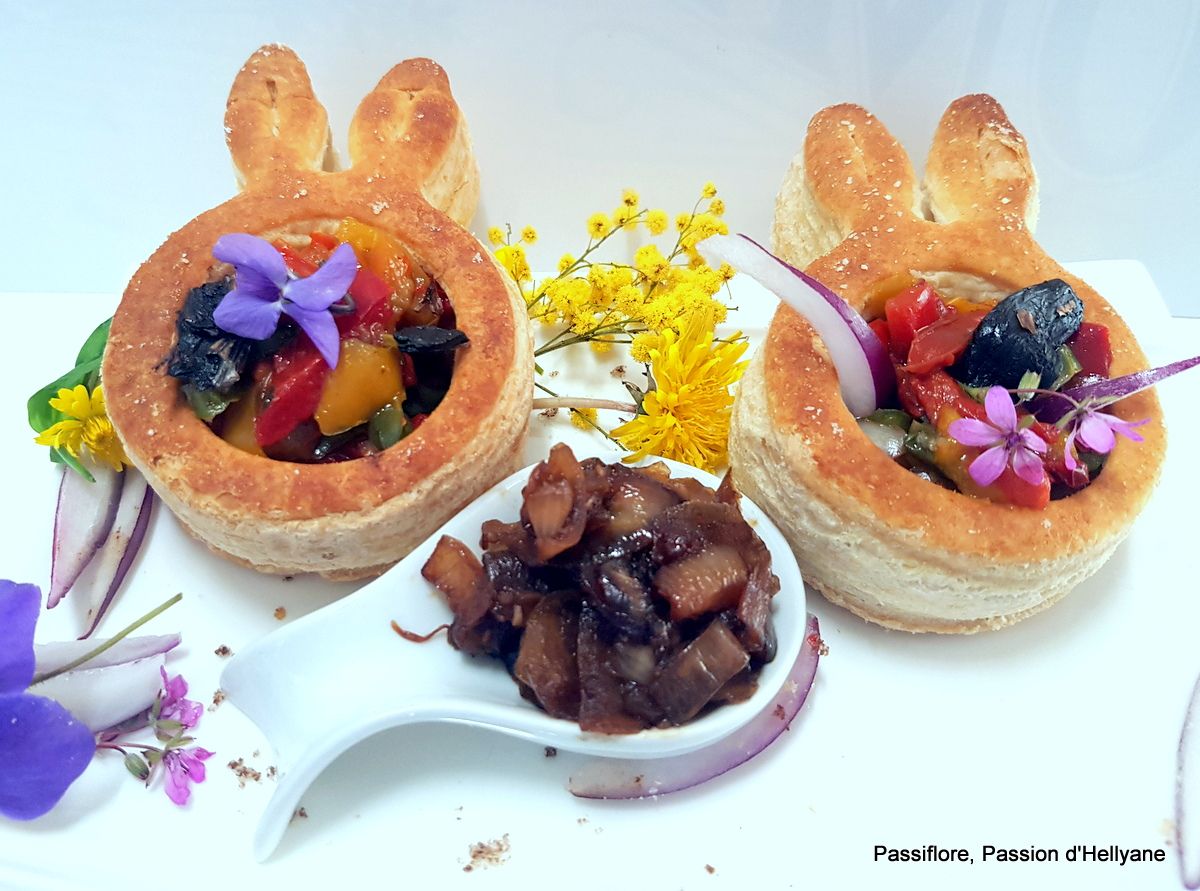 Petits lapins feuilletés aux saveurs printanières 