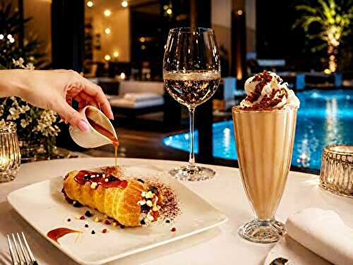 Cannoli revisités feuilletés à la brousse/fruits confits/ chocolat et caramel