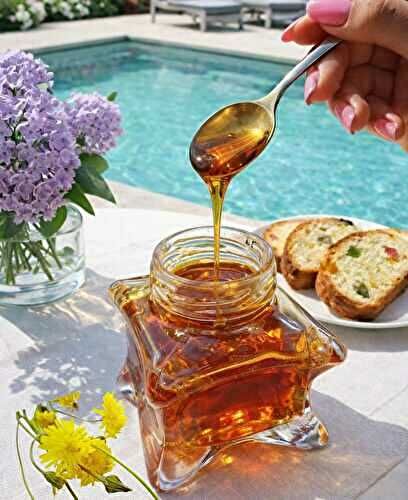 Recette La cramaillotte ou miel de pissenlits.