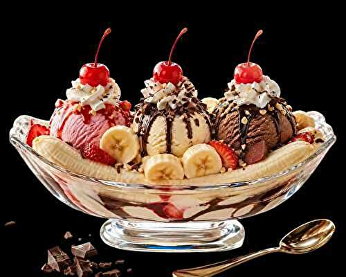 Banana Split – Le dessert glacé incontournable de l'été