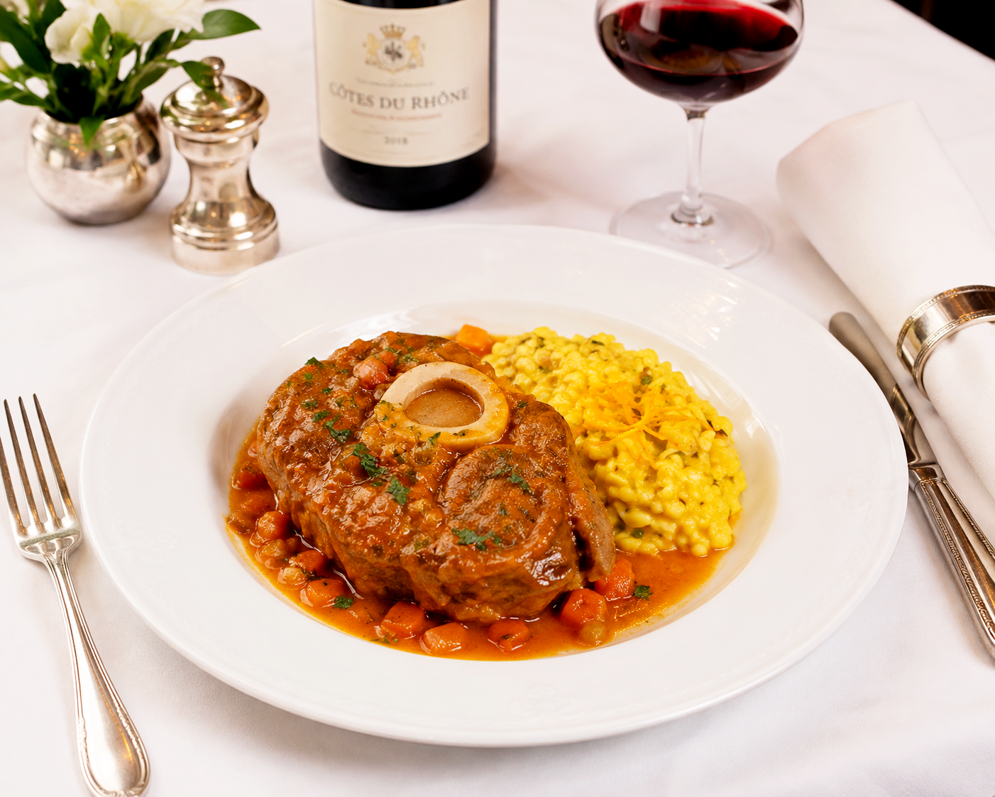 Recette de l'osso buco de veau à la milanaise 