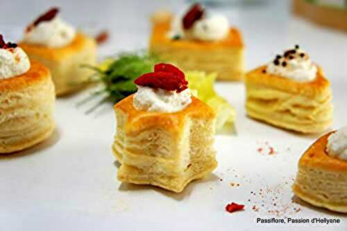 Feuilletés croustillants à la brandade de morue