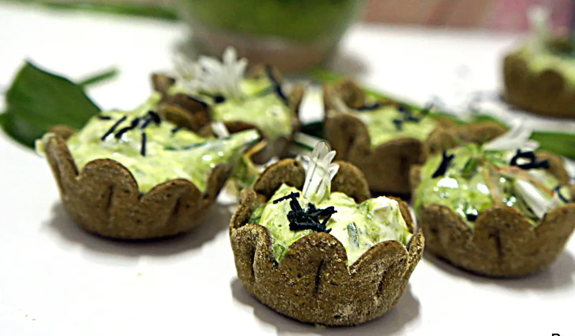 Mini veggy au pesto basilic épinard et spiruline
