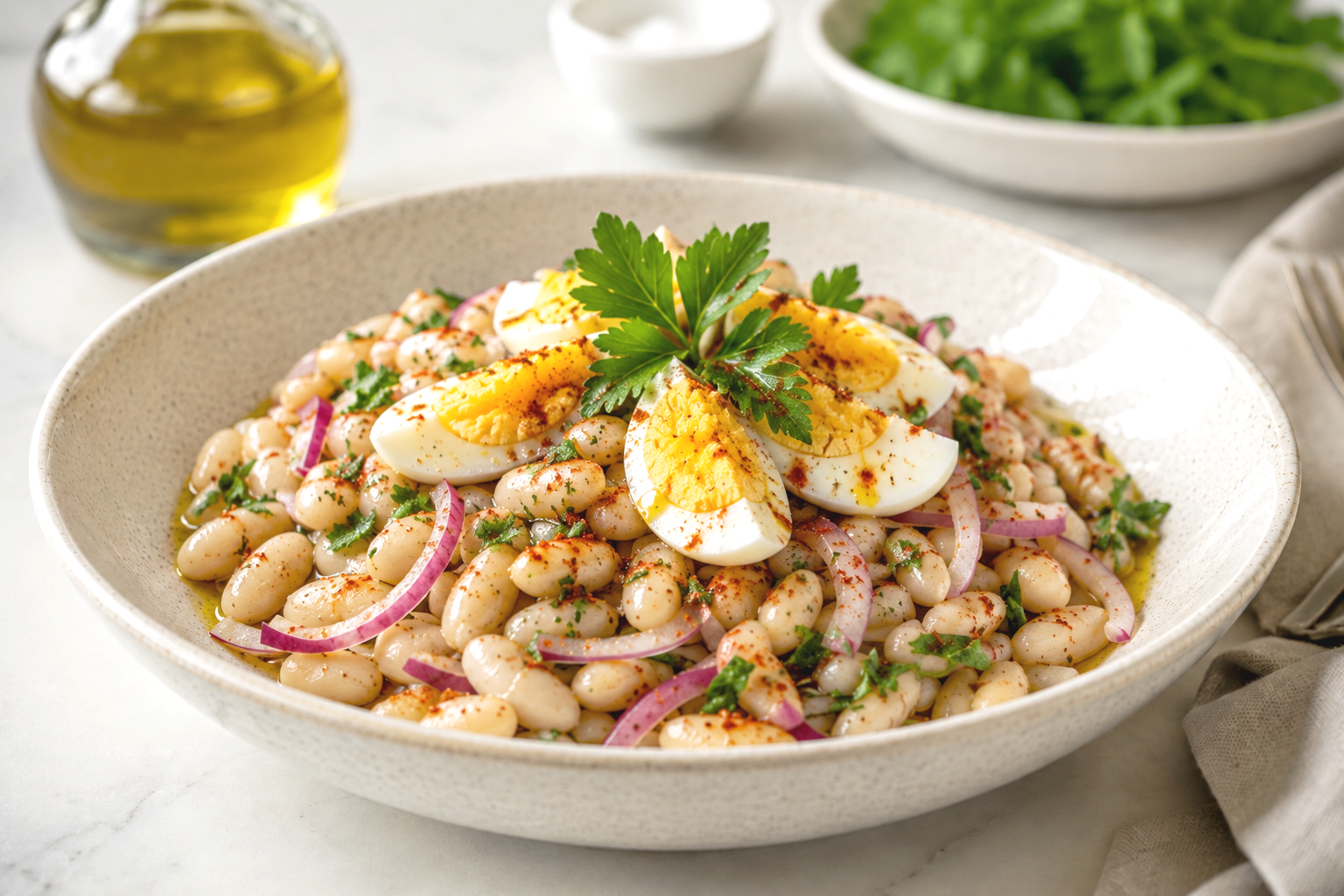 Piyaz aux haricots blancs