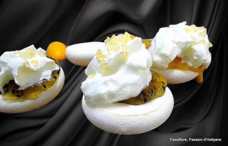 Dessert très facile - Meringuettes à la confiture