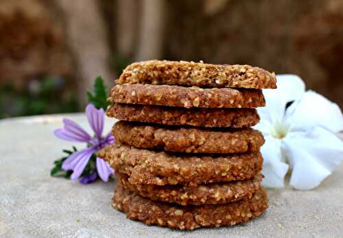 Biscuits sarrasin-avoine, sans gluten, passionnutrition