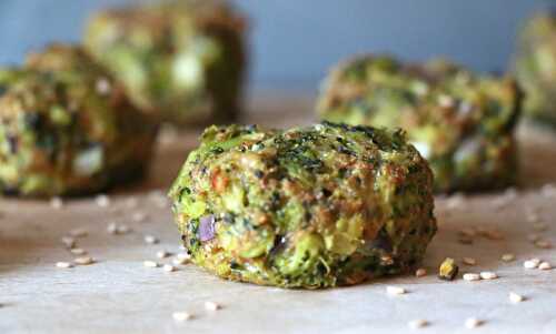 Bouchées apéritives au brocoli