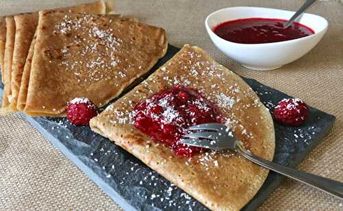 Crêpes gourmandes sans lactose, IG bas et légères