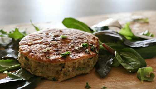 Galettes de flocons de sarrasin à la feta, recette végétarienne