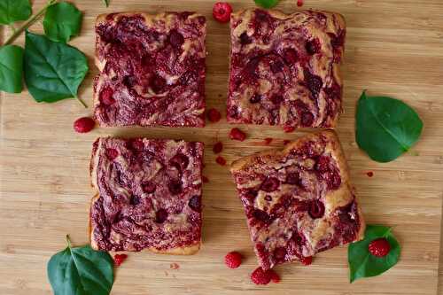 Gâteau aux framboises IG bas