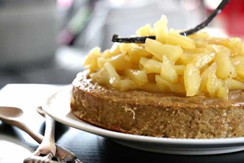 Gâteau de semoule d'orge et ananas, IG bas, sans lactose