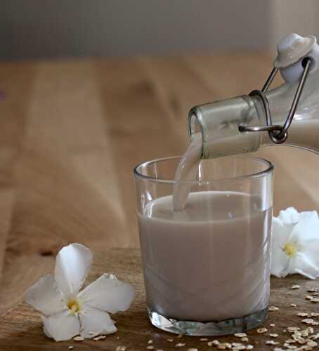 Lait d'avoine maison ultra-rapide, sans lactose, IG bas