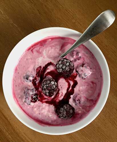 Le porridge sans cuisson "over-night"