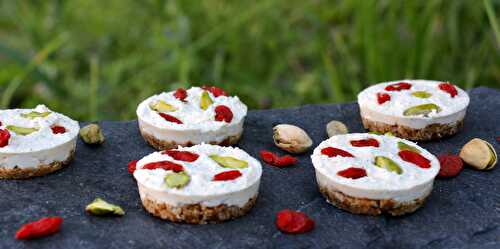 Mini cheesecakes au fromage blanc, léger, IG bas