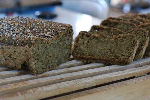 Pain sans gluten IG bas au quinoa et lentilles corail