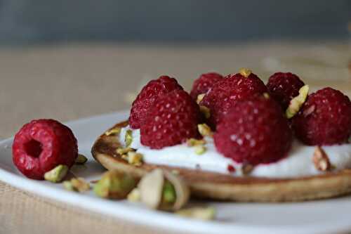 Pancakes gourmandes et légères, IG bas, sans lactose