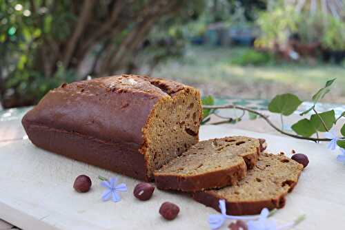 Cake d'automne potimarron noisettes IG bas