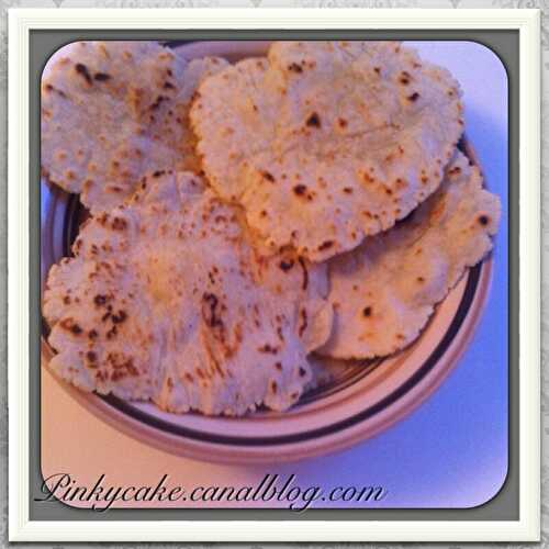 Chapati indien sans gluten et sans lactose