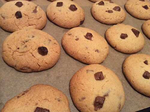 Cookies Tahini et pépites de chocolat (sans gluten)