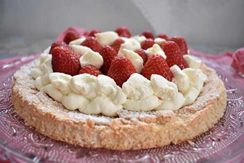 Gâteau aux fraises sans gluten inspiré par Christophe Michalak
