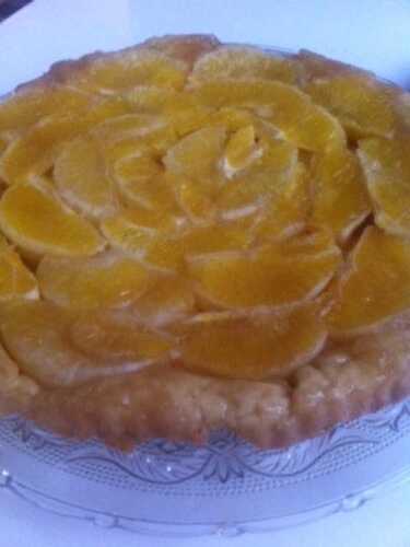 Tarte tatin aux oranges sans gluten, sans lactose