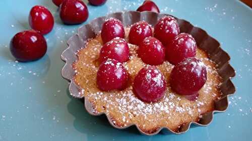 Tartelettes amande cerises sans gluten