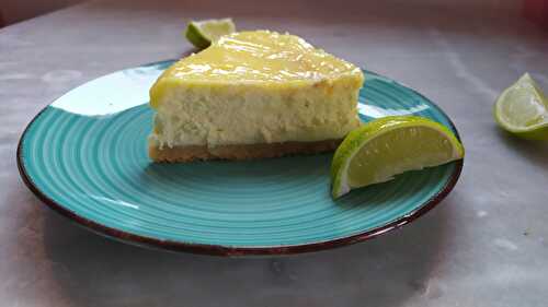 Cheesecake au citron verts sans gluten
