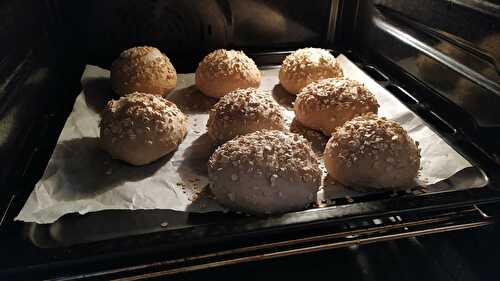 Petits pains à la farine de riz et avoine sans gluten