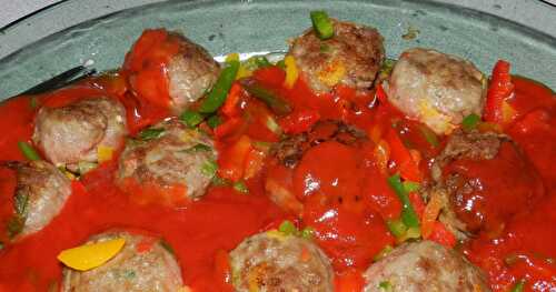 Boulettes sauce provençale