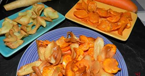 Chips aux carottes et aux panais