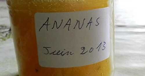 Confiture à l'ananas