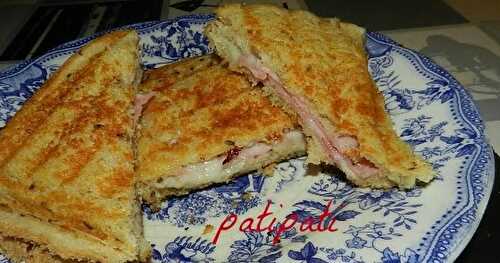 Croque monsieur au fromage de chèvre