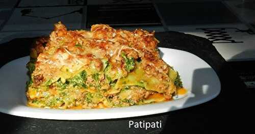 Lasagne épinards-bolognaise