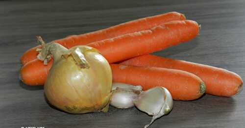 Mes carottes râpées boivent le bouillon
