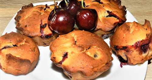 Muffins aux cerises