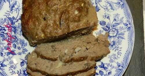 Pain de viande aux champignons crème