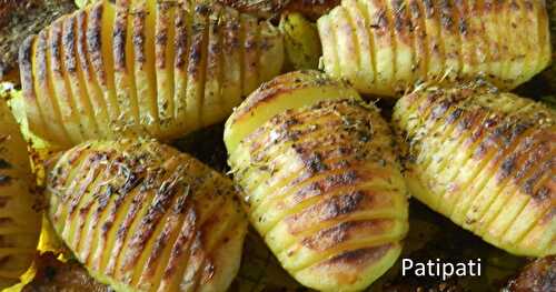 Pomme de terre striée pour accompagner un barbecue