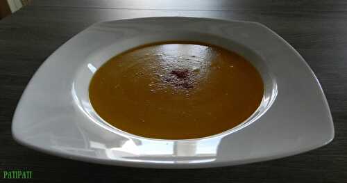 Potage aux lentilles corail