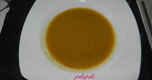 Potage-courgette-chou rave-topinambour