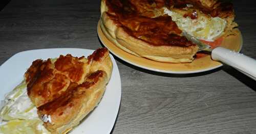 Tarte aux pommes de terre et aux oignons