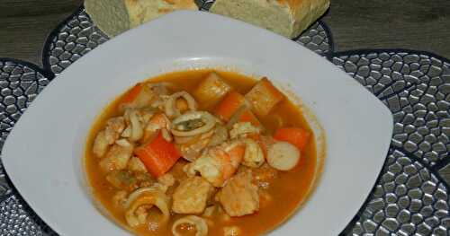 Soupe de poisson aux fruits de mer