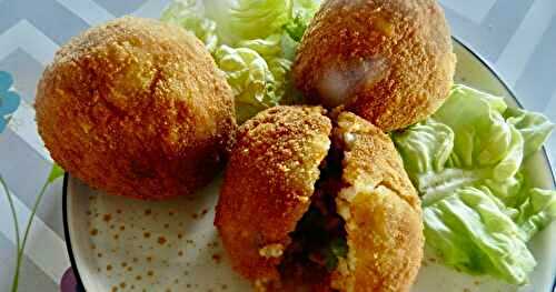 Boulettes de riz farcies